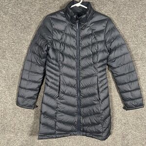 Patagonia Down Sweater Coat Womens Small Blue‎ Long Puffer Warm Jacket STY 28409